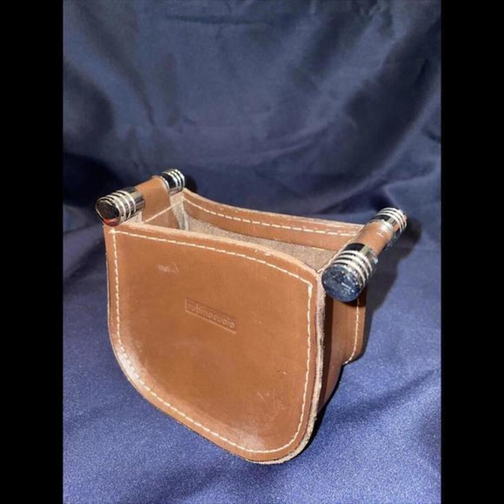Artisan Leather Jewelry‎ Pen Change Pen Box Tray Stamped rubinocuoio